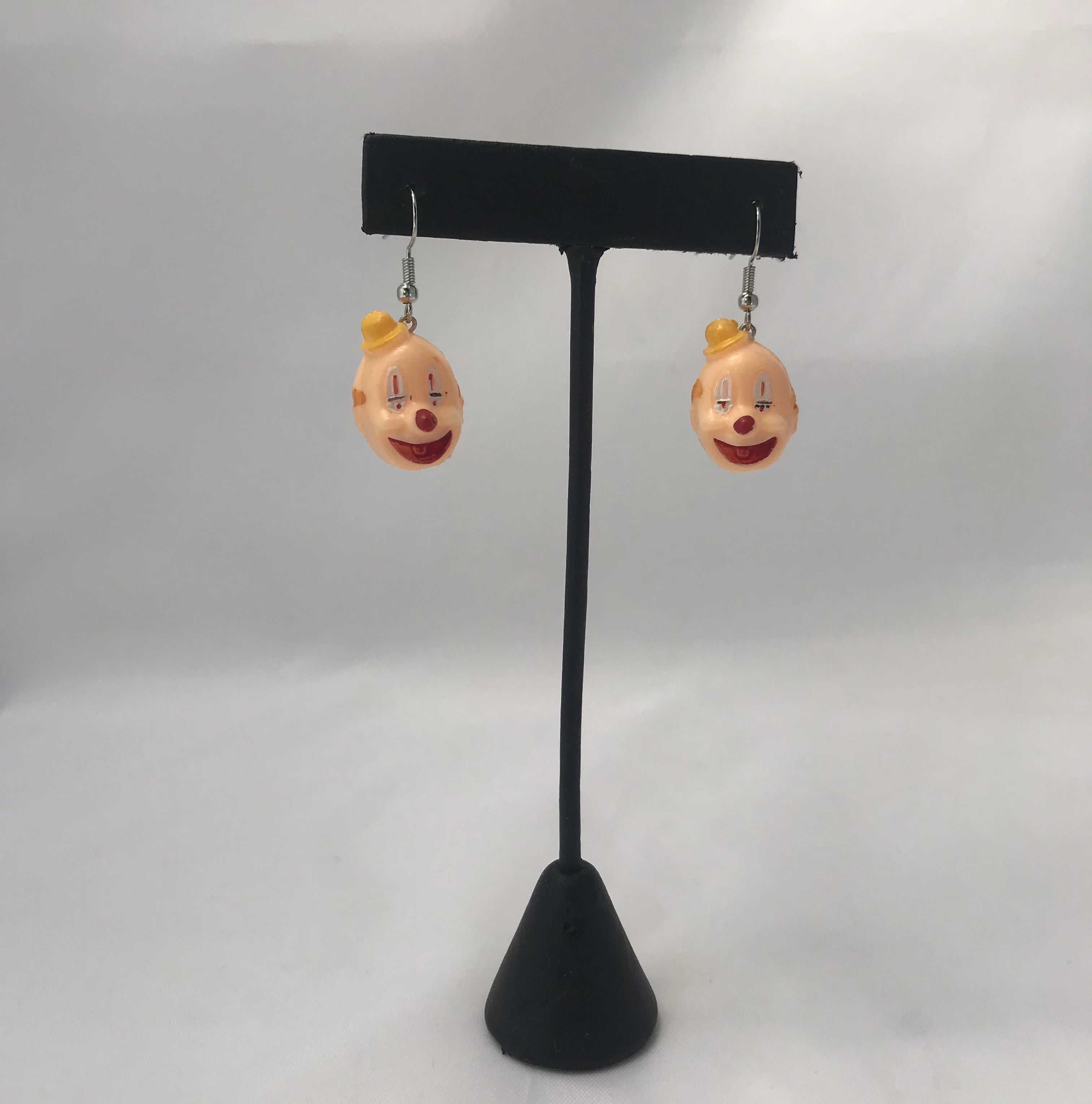 Petite clown earrings