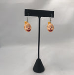 Petite clown earrings