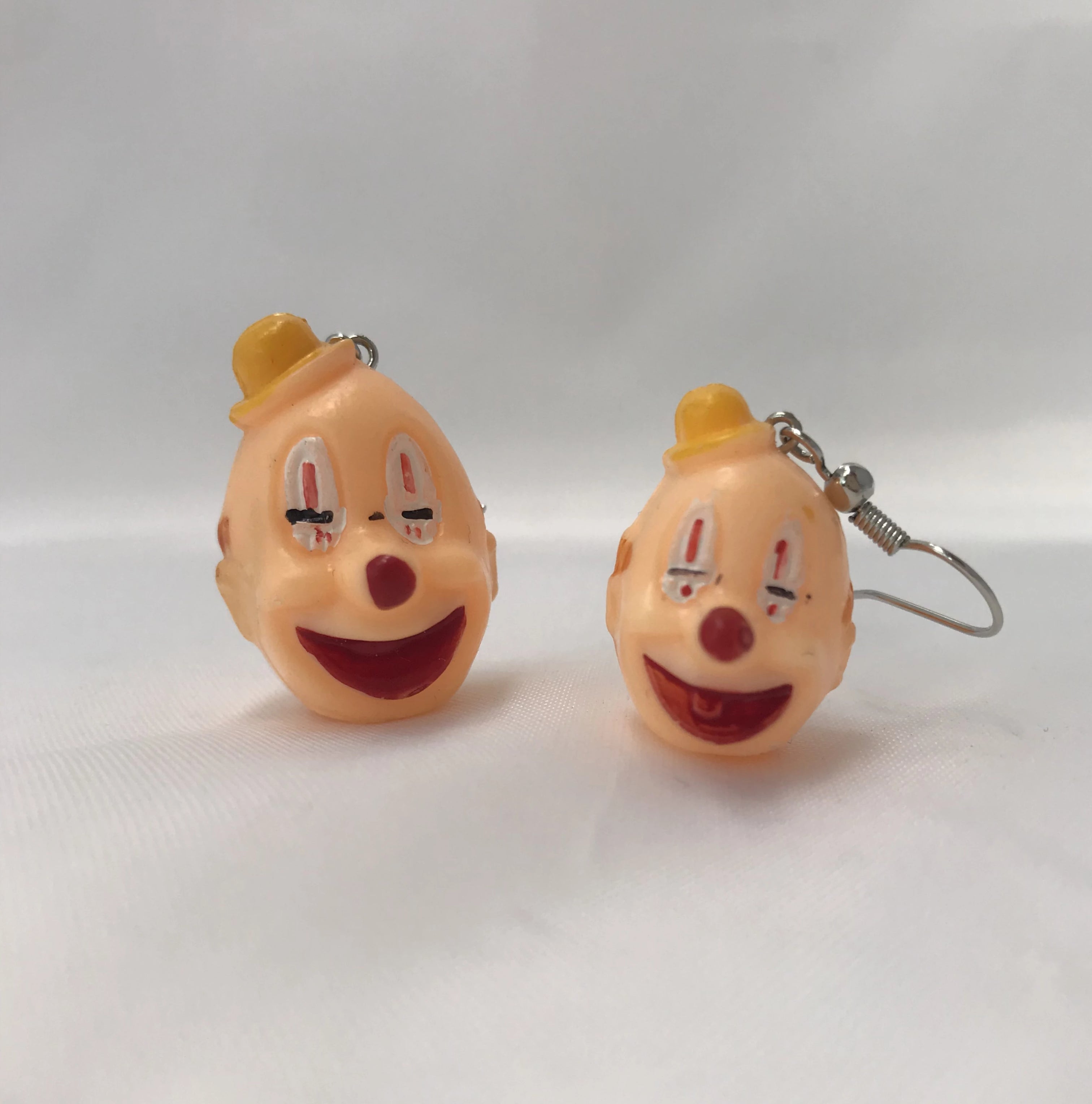 Petite clown earrings